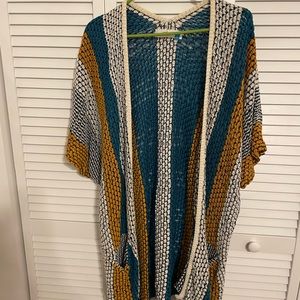 Anthropologie Sparrow draped cardigan with pockets
